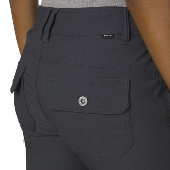 prAna Halle Capri II Women’s Sz 6 Coal Gray Performance Hiking NWT Roll Up Crop - Picture 7 of 11